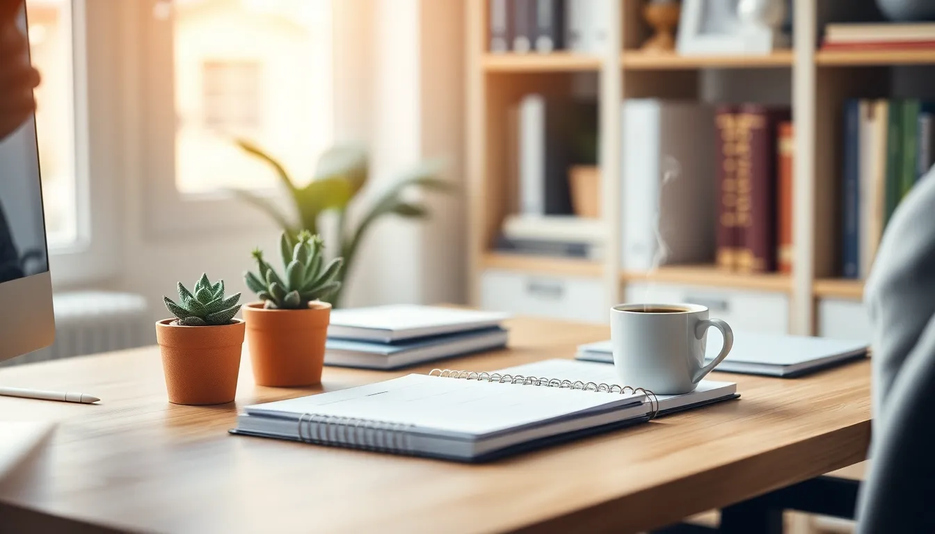 개인사업자가 온라인 판매와 마케팅 전략을 고민하는 모습